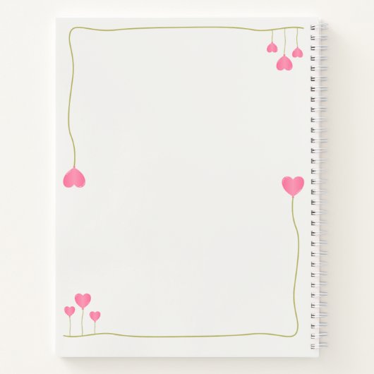 Niedliches Kiteboard Notizblock (Rückseite)