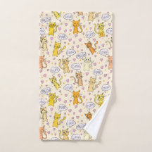Niedliches Kitekatzen-Doodles-Muster