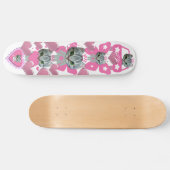 niedliches kitschiges rosa Skateboard (Horizontal)