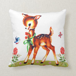 Niedliches Kitschy Rotwild-Kissen Kissen