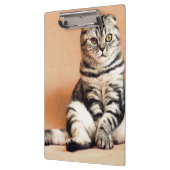 Niedliches Kitten ausgespült Klemmbrett (Links)