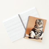 Niedliches Kitten ausgespült Notizblock (Innenseite)
