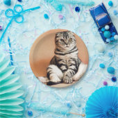 Niedliches Kitten ausgespült Pappteller (Party)