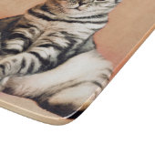 Niedliches Kitten ausgespült Schneidebrett (Ecke)