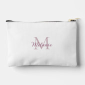 Niedliches Kitten Gerahmt von Blume Personalisiert Zubehörtasche (Rückseite)