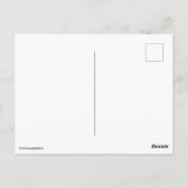 Niedliches Kitten im Vintagen Jugendstil Postkarte (Rückseite)