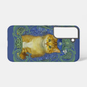 Niedliches Kitten im Vintagen Jugendstil Samsung Galaxy Hülle (Rückseite (Horizontal))