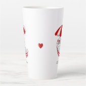 Niedliches Kitten in Rot und Weiß Milchtasse (Vorderseite)