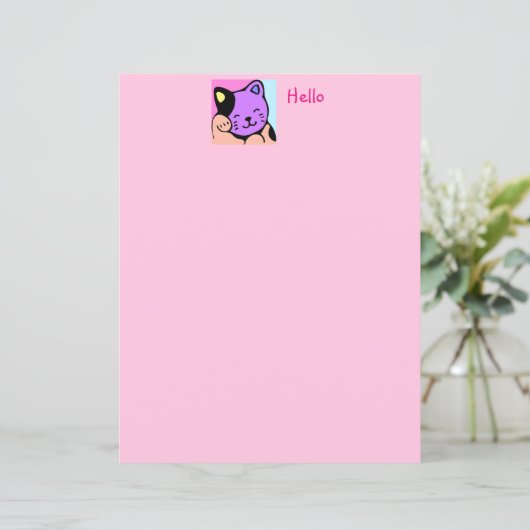 Niedliches Kitten-Kinderstudio für Mädchen (Stehend Vorderseite)