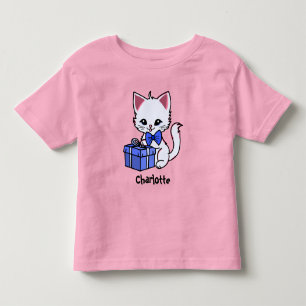 Niedliches Kitten zeichnend mit Geschenk Kleinkind T-shirt