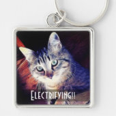 Niedliches Kitty in der Nah-up-Rafters-Fotografie Schlüsselanhänger (Vorne)