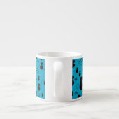 Niedliches Kittymuster Espressotasse (Rückseite)