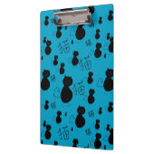 Niedliches Kittymuster Klemmbrett (Links)