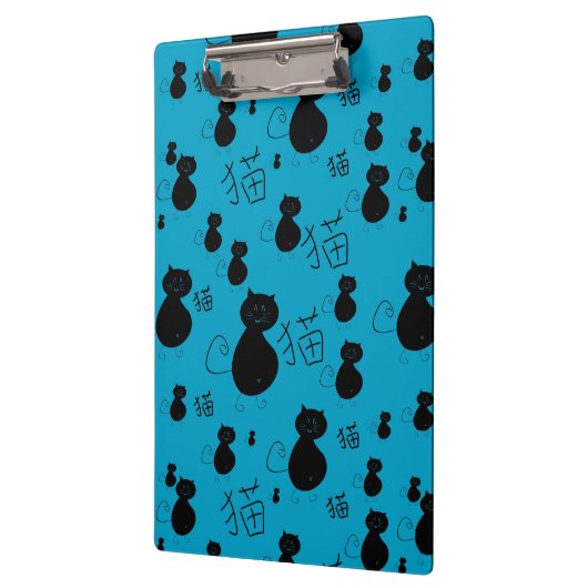 Niedliches Kittymuster Klemmbrett (Links)