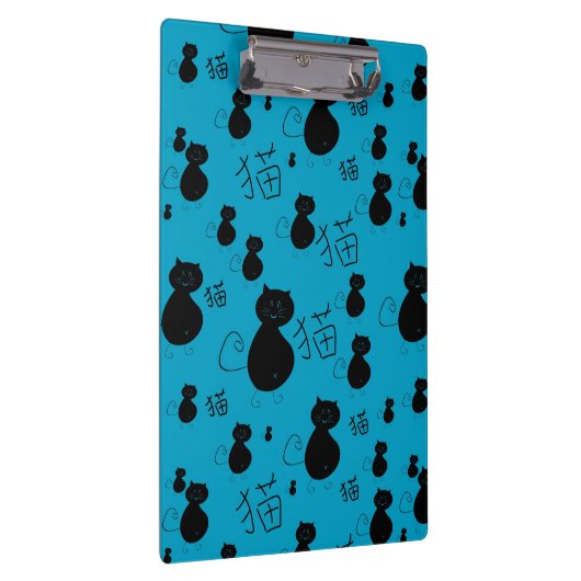 Niedliches Kittymuster Klemmbrett (Rechts)