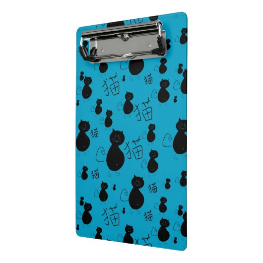 Niedliches Kittymuster Mini Klemmbrett (Gewinkelt2)
