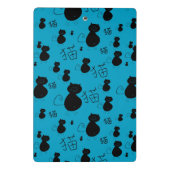 Niedliches Kittymuster Mini Klemmbrett (Rückseite)