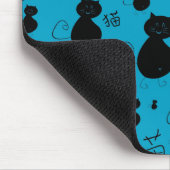 Niedliches Kittymuster Mousepad (Ecke)