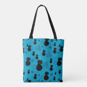 Niedliches Kittymuster Tasche (Rückseite)