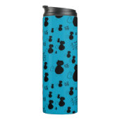 Niedliches Kittymuster Thermosbecher (Nach rechts gedreht)