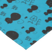 Niedliches Kittymuster Tischdecke (Schrägansicht)