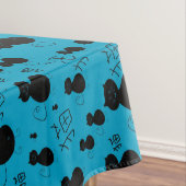 Niedliches Kittymuster Tischdecke (Beispiel)