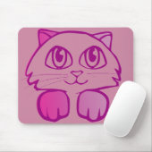 Niedliches Kittyzeichnen Mousepad (Mit Mouse)