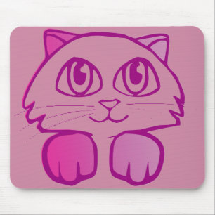 Niedliches Kittyzeichnen Mousepad