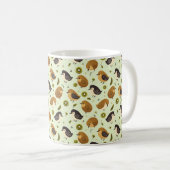 Niedliches Kiwi-Vogelmuster Kaffeetasse (VorderseiteRechts)