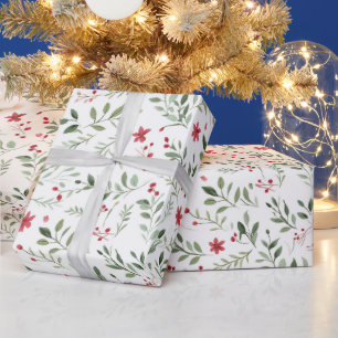 Niedliches klassisches Weihnachtswackelpapier Geschenkpapier