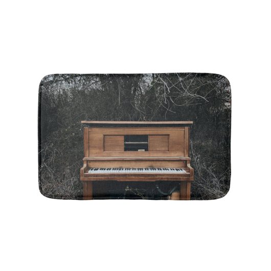 Niedliches Klavier Badematte (Vorderseite)