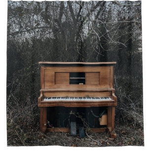 Niedliches Klavier Duschvorhang