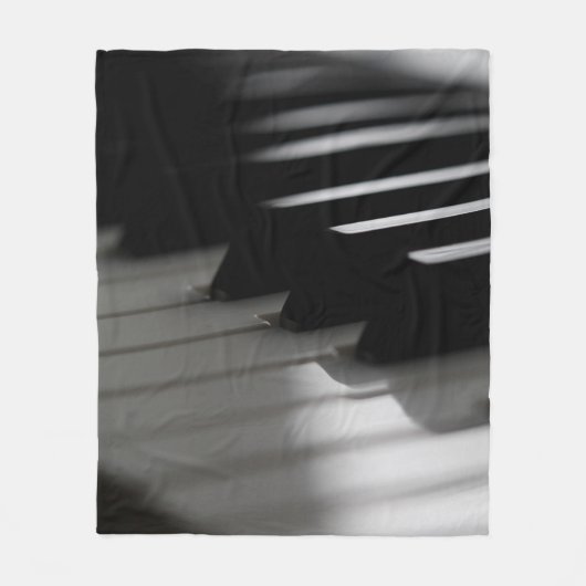 Niedliches Klavier Fleecedecke (Vorderseite)