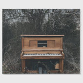 Niedliches Klavier Geschenkpapier (Flach)