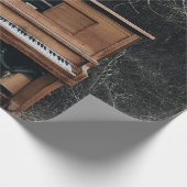 Niedliches Klavier Geschenkpapier (Ecke)