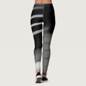 Niedliches Klavier Leggings (Rückseite)