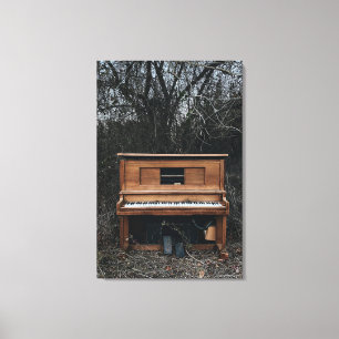 Niedliches Klavier Leinwanddruck