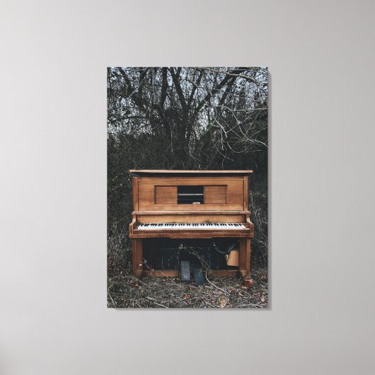 Niedliches Klavier Leinwanddruck (Vorderseite)