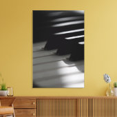 Niedliches Klavier Leinwanddruck (Insitu (Wohnzimmer))