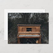 Niedliches Klavier Postkarte (Vorne/Hinten)