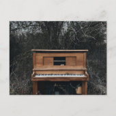 Niedliches Klavier Postkarte (Vorderseite)