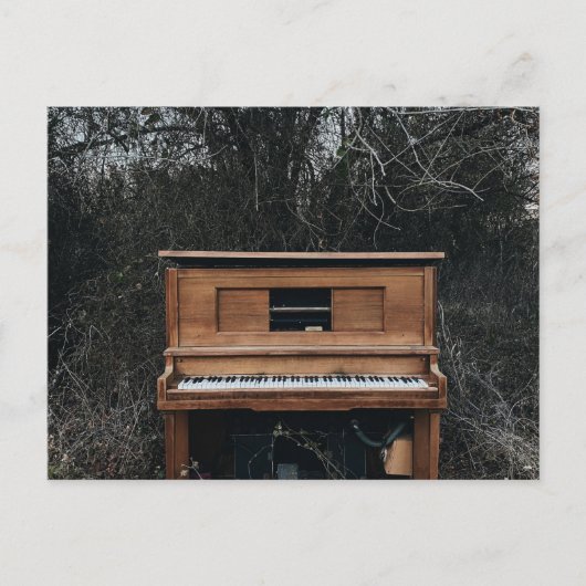 Niedliches Klavier Postkarte (Vorderseite)