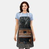 Niedliches Klavier Schürze (Getragen)