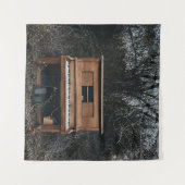 Niedliches Klavier Wandteppich (Vorderseite (Horizontal))