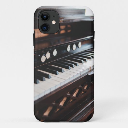 Niedliches Klavierdesign Case-Mate iPhone Hülle (Rückseite)