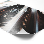 Niedliches Klavierdesign Fotodruck (Ecke)