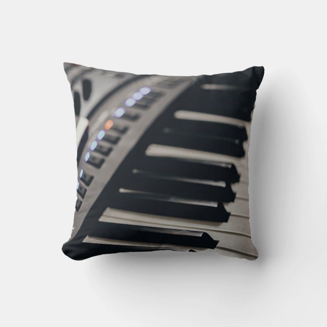 Niedliches Klavierdesign Kissen (Vorderseite)