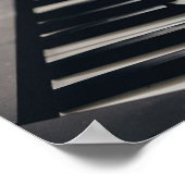 Niedliches Klavierdesign Poster (Ecke)
