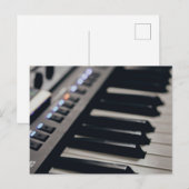 Niedliches Klavierdesign Postkarte (Vorne/Hinten)