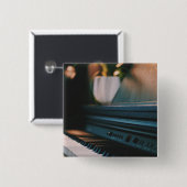 Niedliches Klavierwerk Button (Vorne & Hinten)